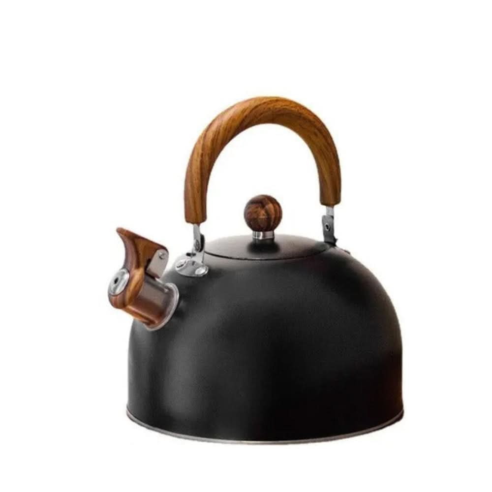 Bouilloire sifflante en inox pour plaque de cuisson, 3 L