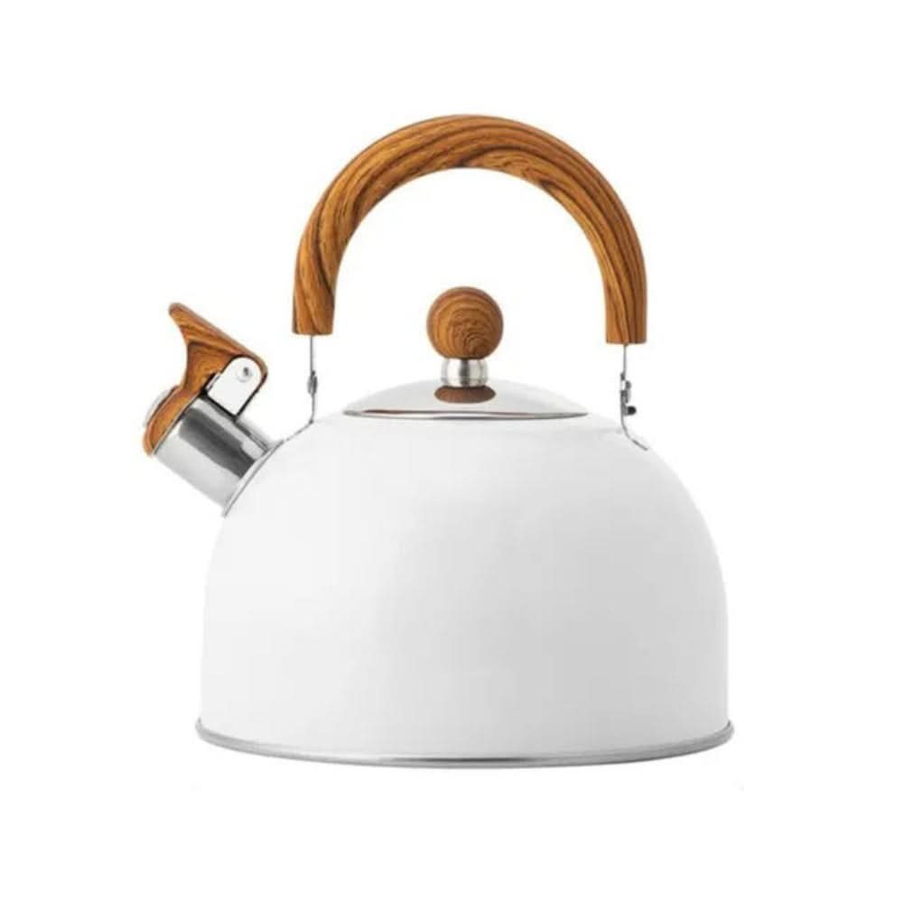 Bouilloire sifflante en inox pour plaque de cuisson, 3 L