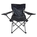 Chaise de camping pliante avec accoudoirs et porte-gobelet