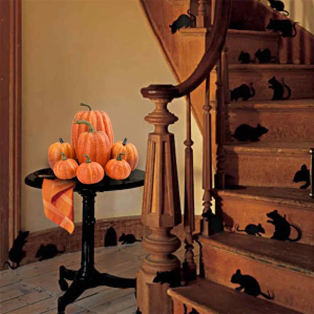 Citrouilles artificielles en mousse, lot de 7