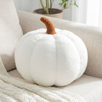 Coussin citrouille en peluche douce, 7 coloris
