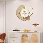 Horloge murale silencieuse de style scandinave, 3 motifs