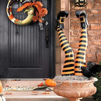Jambes de sorcière à planter, lot de 2, décoration d’Halloween