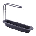 Organiseur d’évier extensible avec porte-torchon