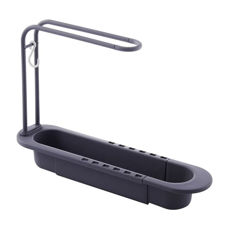 Organiseur d’évier extensible avec porte-torchon