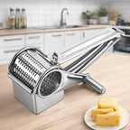 Râpe rotative à fromage en inox, tambours interchangeables