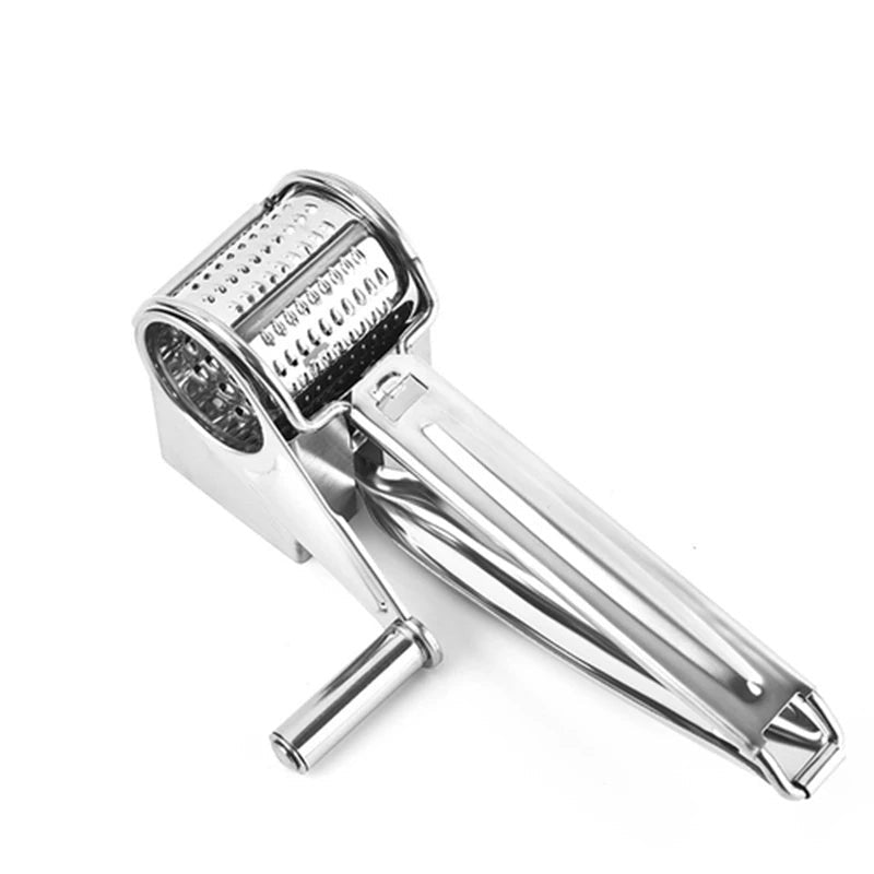 Râpe rotative à fromage en inox, tambours interchangeables