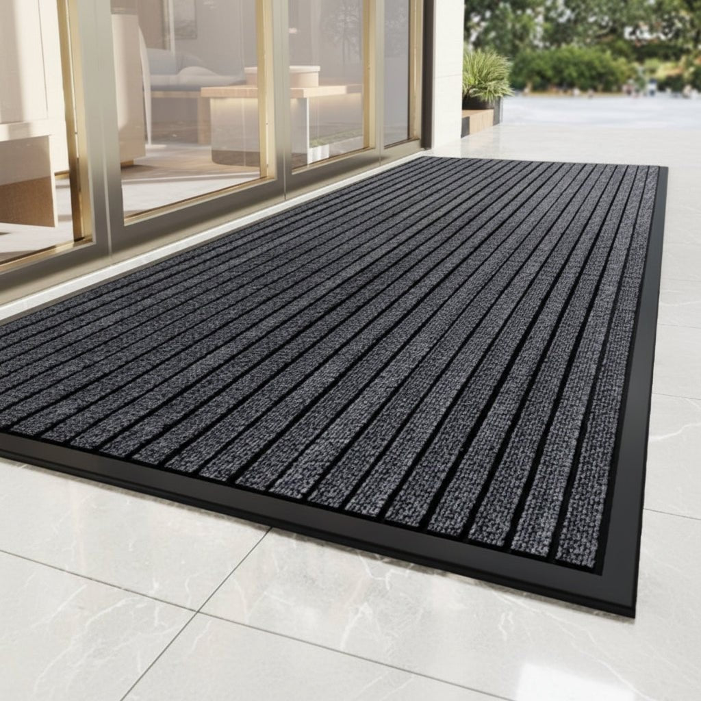 Tapis d’entrée antidérapant qui retient la saleté, 2 tailles