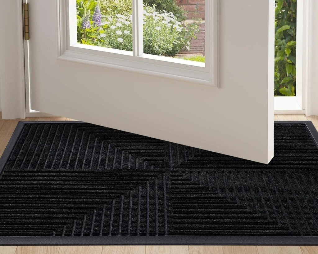Tapis d’entrée antidérapant qui retient la saleté, 2 tailles