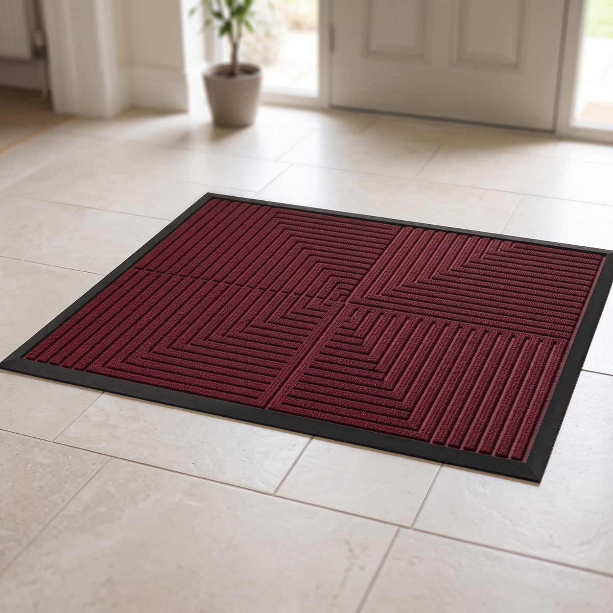 Tapis d’entrée antidérapant qui retient la saleté, 2 tailles