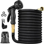 Tuyau d’arrosage extensible avec pistolet 8 jets, 15 ou 30 m